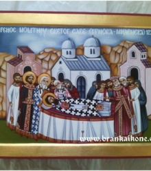Ikona Prenos Svetih mošti Svetog Save - Pravoslavne ikone